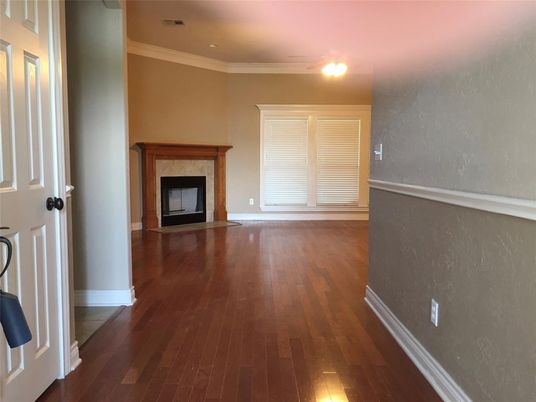 Empty room, Fireplace, Interior, Wood Texture Flooring