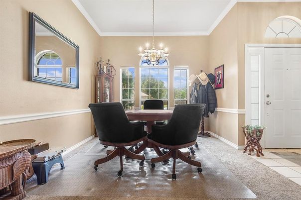Chandelier, Dining room, Interior