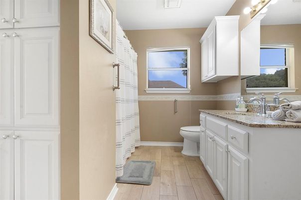 Bathroom, Interior, Wood Texture Flooring