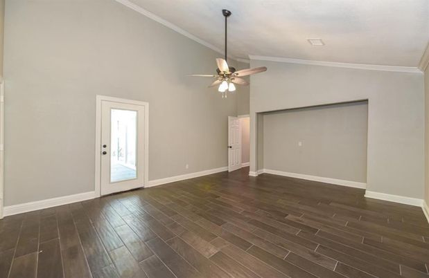 Empty room, Interior, Wood Texture Flooring