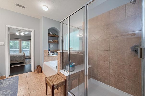 Bathroom, Bedroom, Glass Shower, Interior