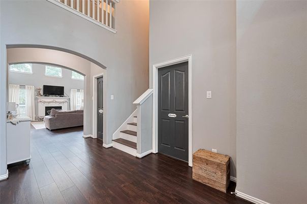 Fireplace, Interior, Wood Texture Flooring