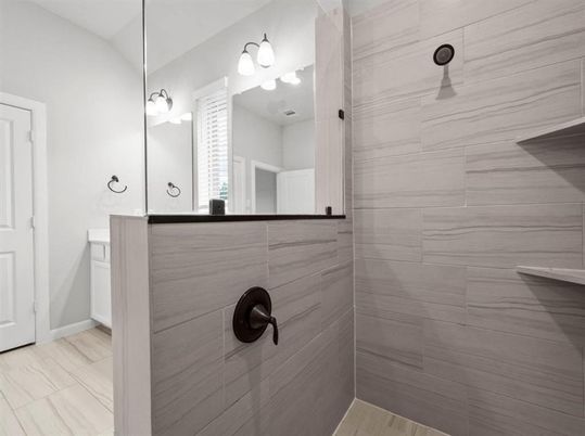 Bathroom, Interior, Wood Texture Flooring