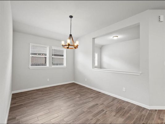 Chandelier, Empty room, Interior, Wood Texture Flooring