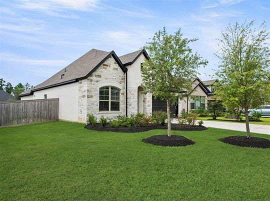 Attached, Backyard, Exterior, Facade, Tudor Revival