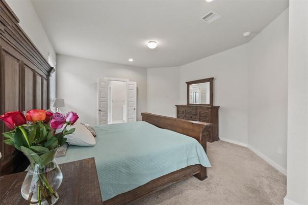 Bedroom, Interior, Recessed Lighting