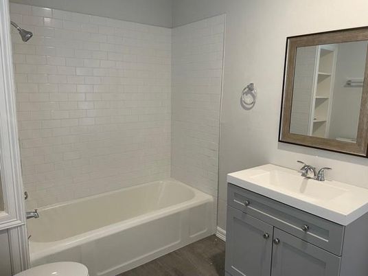 Bathroom, Interior, Wood Texture Flooring