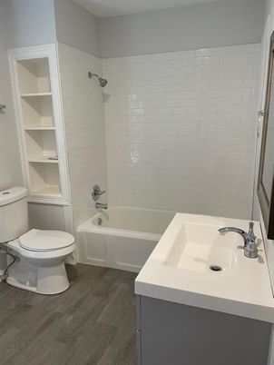 Bathroom, Interior, Wood Texture Flooring