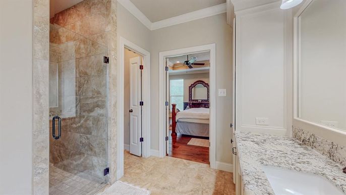 Bathroom, Bedroom, Interior, Wood Texture Flooring