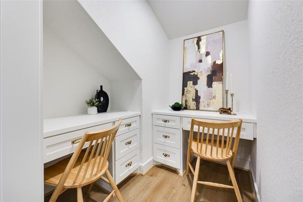 Home Office, Interior, Wood Texture Flooring