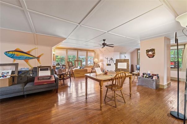 Fireplace, Interior, Wood Texture Flooring