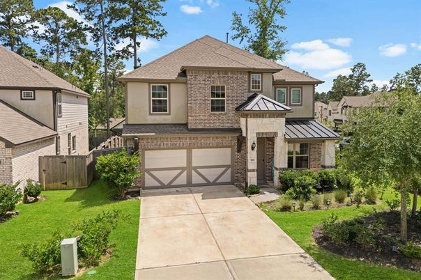 Attached, Exterior, Facade, Brick Facade, Tudor Revival