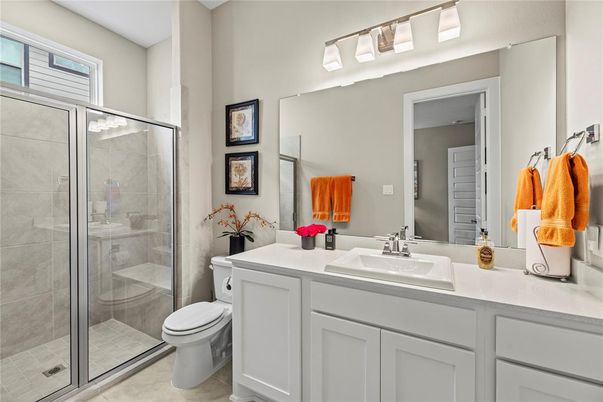 Bathroom, Glass Shower, Interior