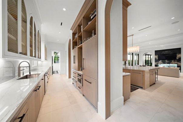Chandelier, Interior, Kitchen, Recessed Lighting