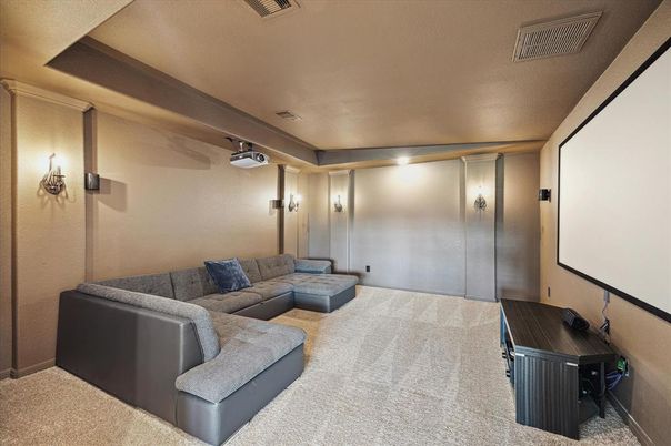 Interior, Projection Screen, Theatre Room