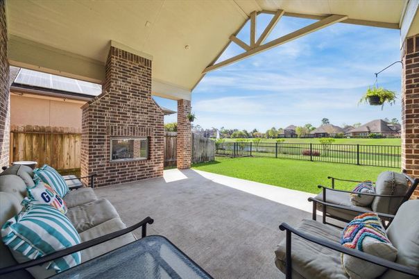 Backyard, Exterior, Fireplace