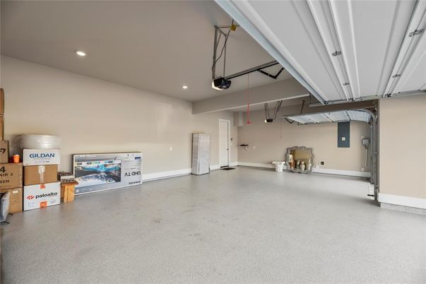 Garage, Interior, Recessed Lighting