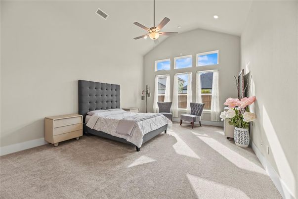 Bedroom, Interior, Recessed Lighting