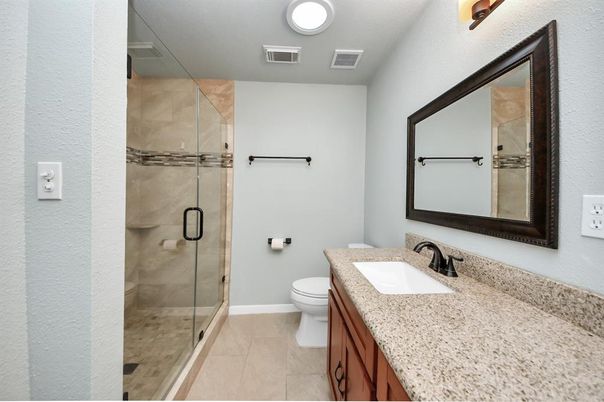 Bathroom, Glass Shower, Interior