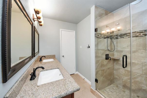Bathroom, Glass Shower, Interior