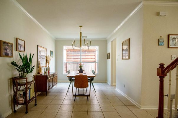 Dining room, Interior, Pendant Lights