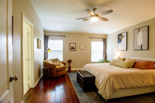 Bedroom, Interior, Wood Texture Flooring