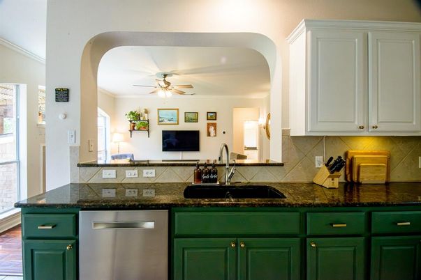 Interior, Kitchen, Wood Texture Flooring