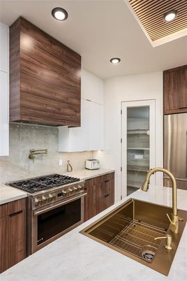 Interior, Kitchen, Recessed Lighting, Stainless Steel Appliances