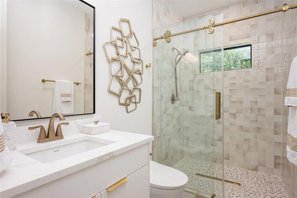 Bathroom, Glass Shower, Interior