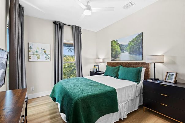 Bedroom, Interior, Wood Texture Flooring
