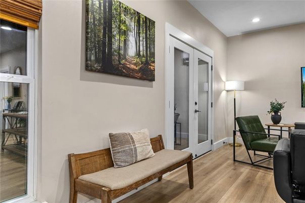 Interior, Recessed Lighting, Wood Texture Flooring