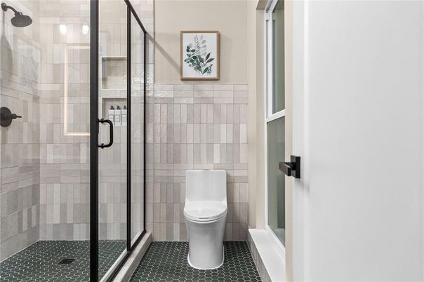 Bathroom, Glass Shower, Interior