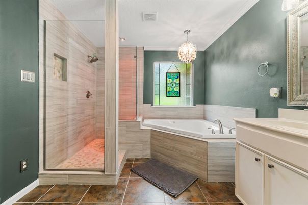 Bathroom, Glass Shower, Interior
