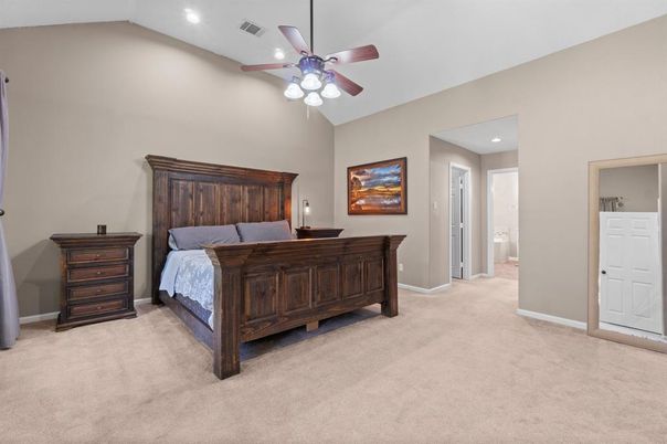 Bedroom, Interior, Recessed Lighting