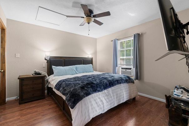 Bedroom, Interior, Wood Texture Flooring