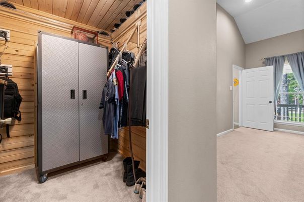 Interior, Recessed Lighting, Wooden Ceilings, Wooden Walls
