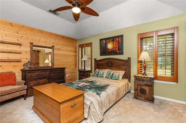 Bedroom, Interior, Wooden Walls