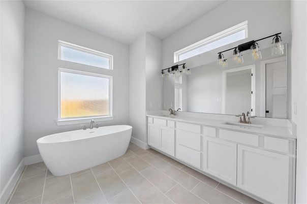 Bathroom, Dual Sink Vanities, Free Standing Baths, Interior