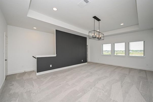 Chandelier, Empty room, Interior, Pendant Lights, Recessed Lighting