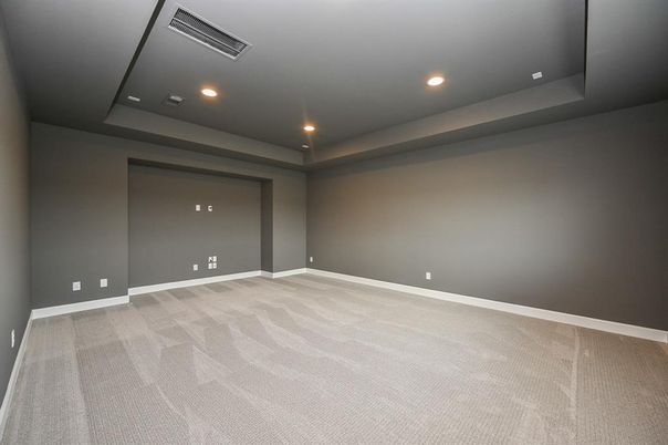 Empty room, Interior, Recessed Lighting