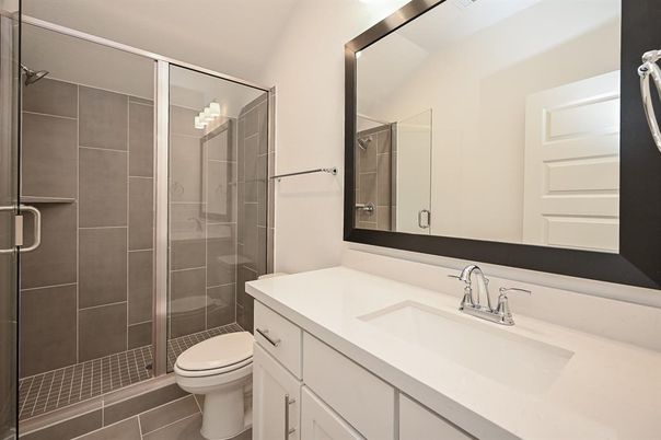 Bathroom, Glass Shower, Interior