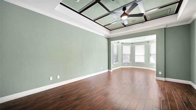Empty room, Interior, Wood Texture Flooring