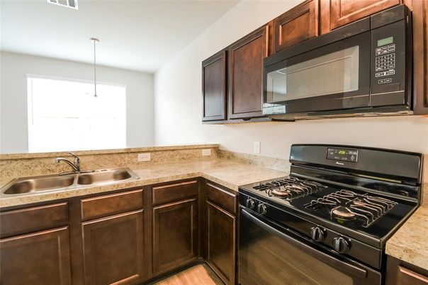 Interior, Kitchen, Wood Texture Flooring
