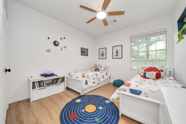 Bedroom, Interior, Wood Texture Flooring