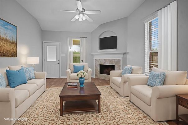 Fireplace, Interior, Living room, Wood Texture Flooring