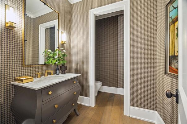 Bathroom, Interior, Wood Texture Flooring