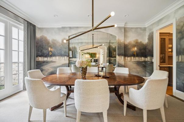 Dining room, Interior, Recessed Lighting