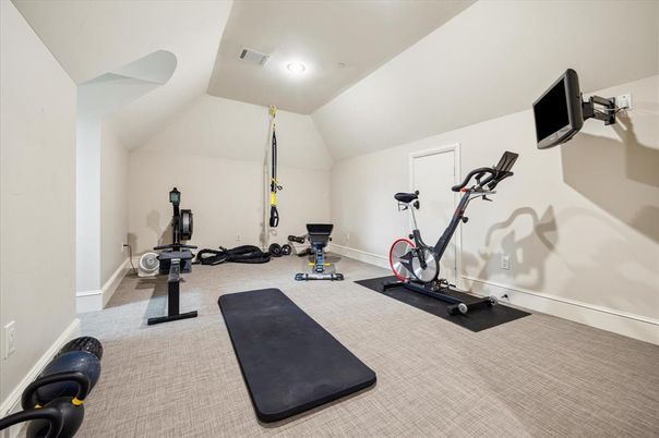 Fitness Equipment, Interior, Recessed Lighting