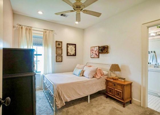 Bedroom, Interior, Recessed Lighting
