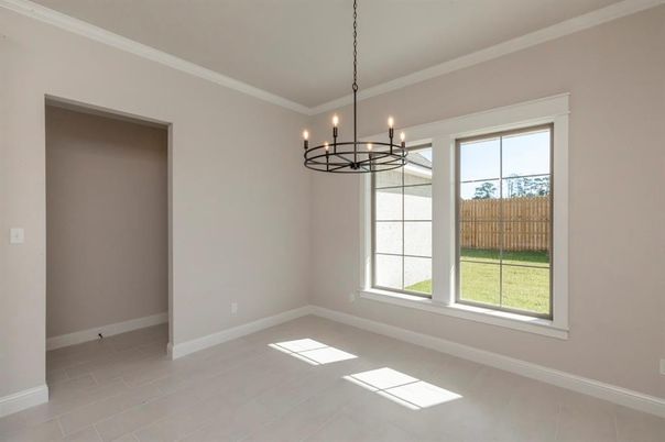 Chandelier, Empty room, Interior